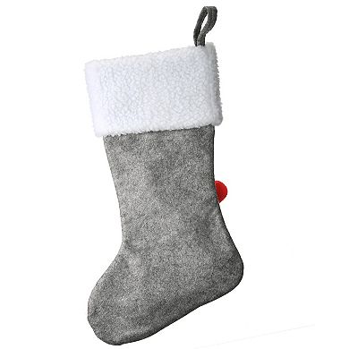 National Tree Company Snowflake Christmas Stocking