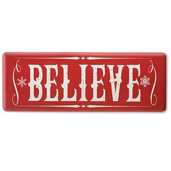 National Tree Company Believe Winter Wall Decor