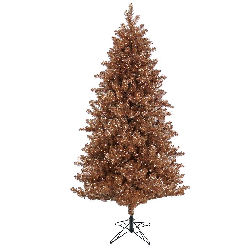 National Tree Company 7.5-ft. Pre-Lit Rose Gold Finish Artificial Christmas