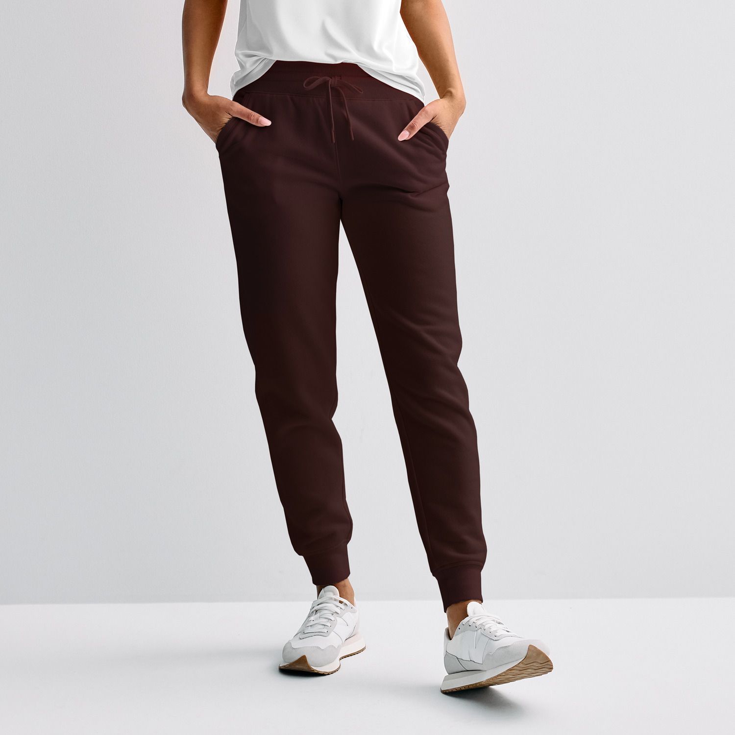 Женские брюки Tek Gear Ultrasoft Fleece Jogger, цвет: Коричневый