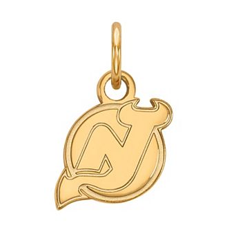 LogoArt 14k Gold New Jersey Devils Mini Pendant