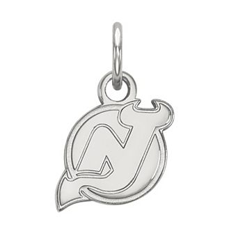 LogoArt Sterling Silver New Jersey Devils Mini Pendant