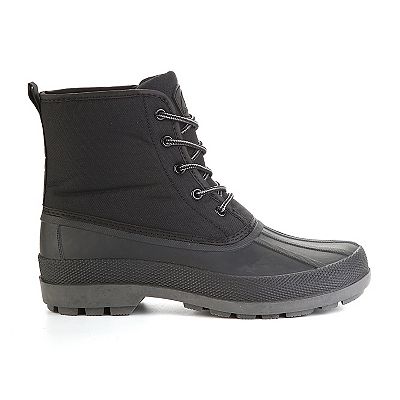 Mens black duck boots on sale