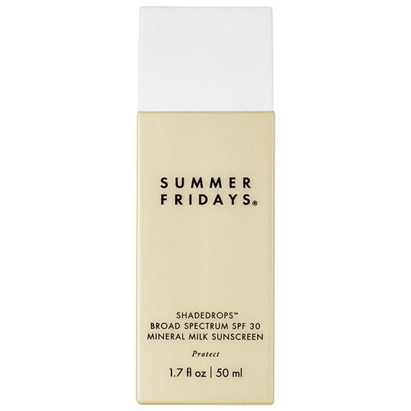 SUMMER FRIDAYS SHADEROOTS ミネラル サンスクリーン Summer Fridays ShadeDrops Mineral Milk Sunscreen SPF 30