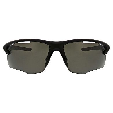 Men's Tek Gear® 66mm Semi-Rimless Sport Wrap Polarized Sunglasses
