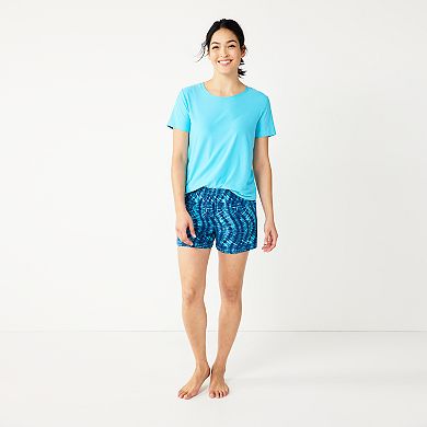 Women's Sonoma Goods For Life® 3-pc. Pajama Top, Pajama Pants & Pajama Shorts Sleep Set