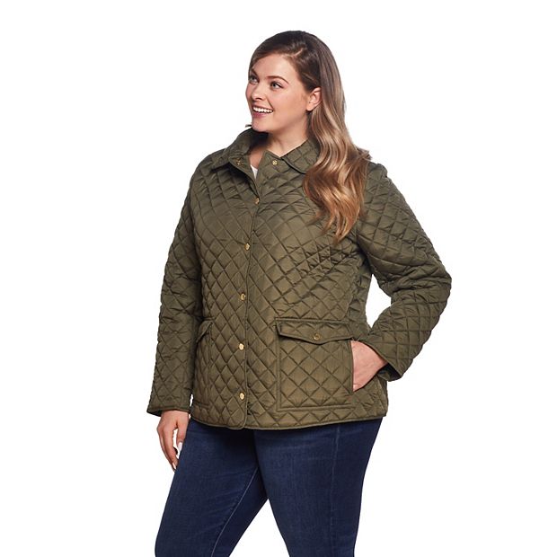 Plus Size Weathercast Quilted Barn Jacket