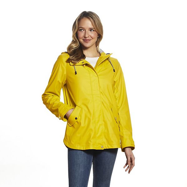 Women's Weathercast Hooded Rain Coat