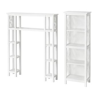 Bolton Coventry Over Toilet Open Shelving Unit Bath Tall Storage Shelf