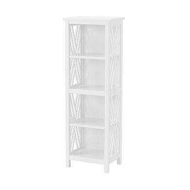Bolton Coventry Over Toilet Open Shelving Unit Bath Tall Storage Shelf