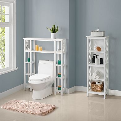 Bolton Coventry Over Toilet Open Shelving Unit Bath Tall Storage Shelf