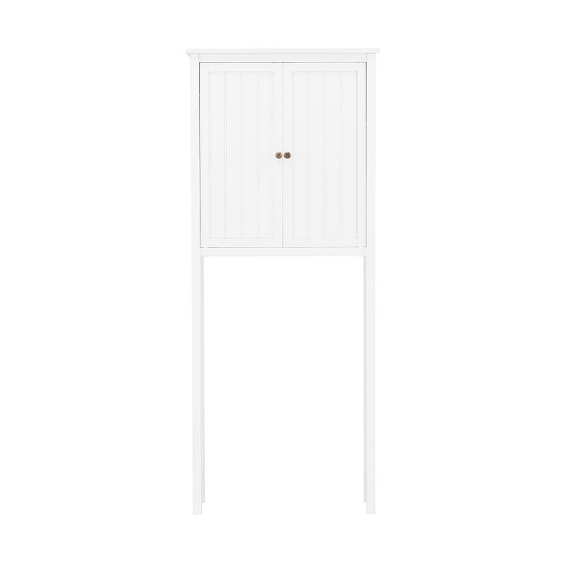Bolton Dover Over Toilet Hutch with 2 Doors, White