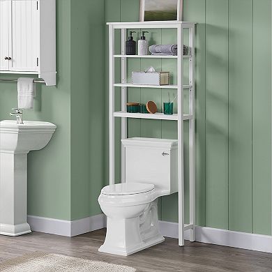 Bolton Dover Over Toilet Organizer with Open Shelving