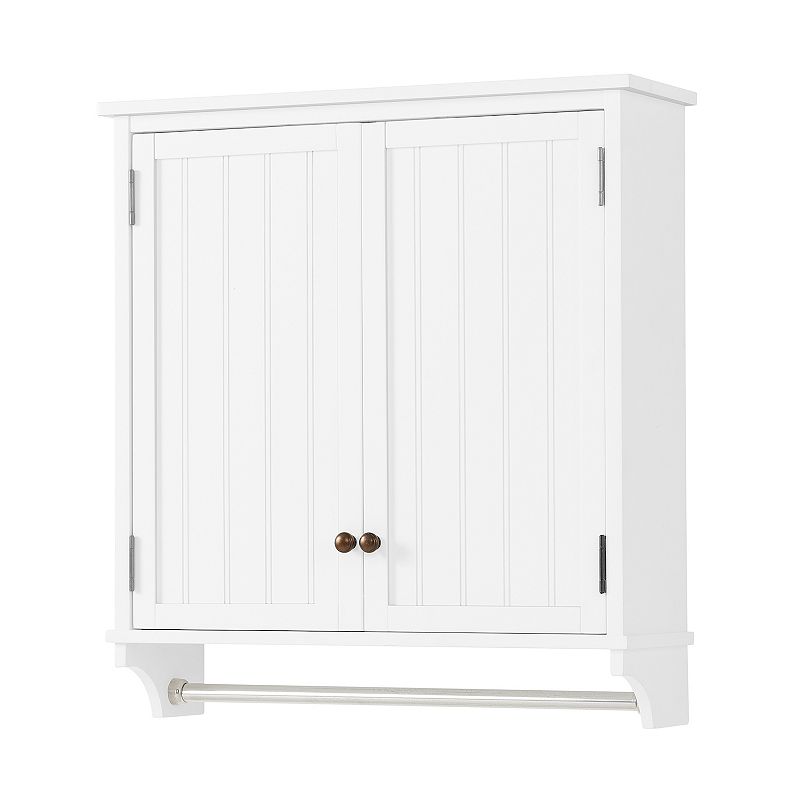 Bolton Dover 27W x 29H Wall Mounted Bathroom Storage Cabinet, White