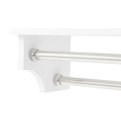 Bolton Dover Bathroom Shelf with 2 Towel Rods