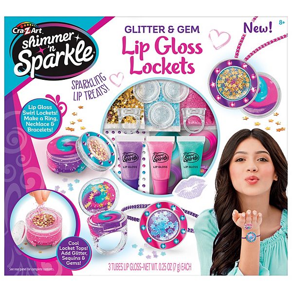 Cra-Z-Art Shimmer 'n Sparkle Glitter & Gem Lip Gloss