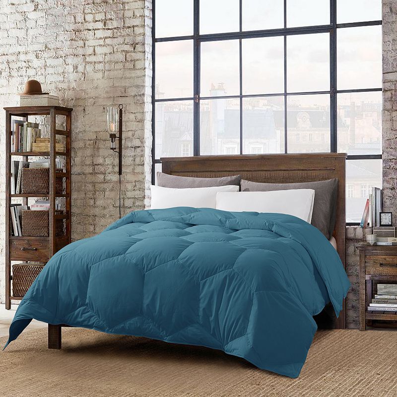 Dream On Honeycomb Down-Alternative Comforter, Blue, Twin