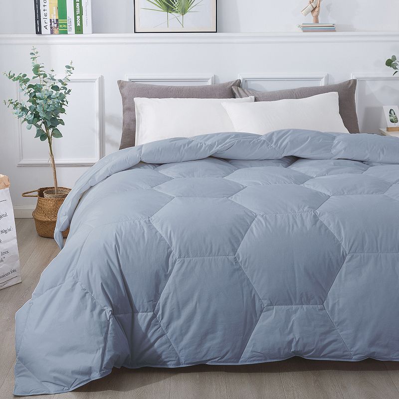 Dream On Honeycomb Down-Alternative Comforter, Blue, Full/Queen