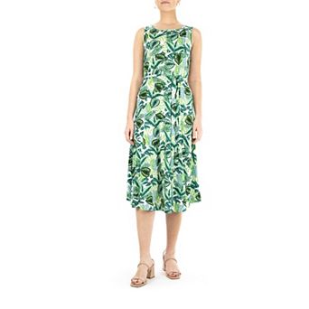 Women's Nina Leonard Print Midi Dress