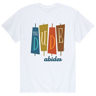 Men's The Big Lebowski Abides Retro Tee