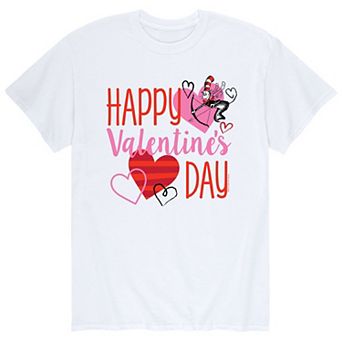 Men's Dr. Seuss The Cat In The Hat "Happy Valentine's Day" Tee
