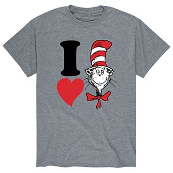 Men's Dr. Seuss I Love The Cat In The Hat Tee