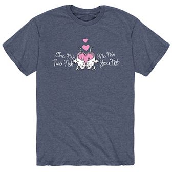 Men's Dr. Seuss "One Fish, Two Fish, Me Fish, You Fish" Tee