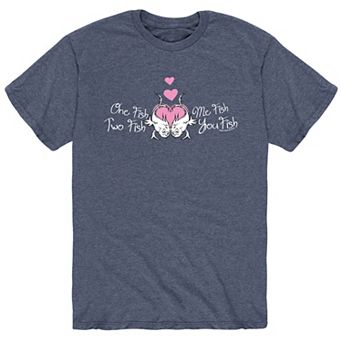 Men's Dr. Seuss "One Fish, Two Fish, Me Fish, You Fish" Tee
