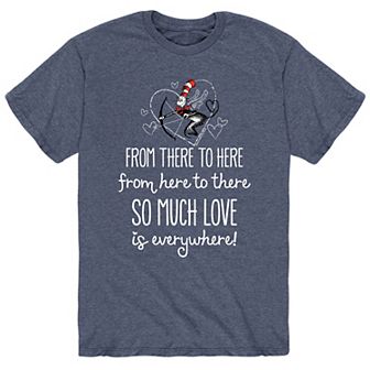 Men's Dr. Seuss The Cat In The Hat "So Much Love Is Everywhere" Tee