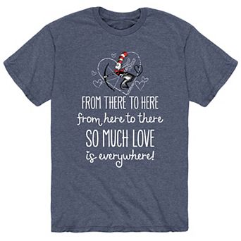 Men's Dr. Seuss The Cat In The Hat "So Much Love Is Everywhere" Tee