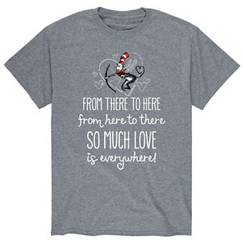 Men's Dr. Seuss The Cat In The Hat "So Much Love Is Everywhere" Tee
