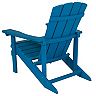 Flash Furniture Charlestown All-Weather Adirondack Chair 2-Piece Set