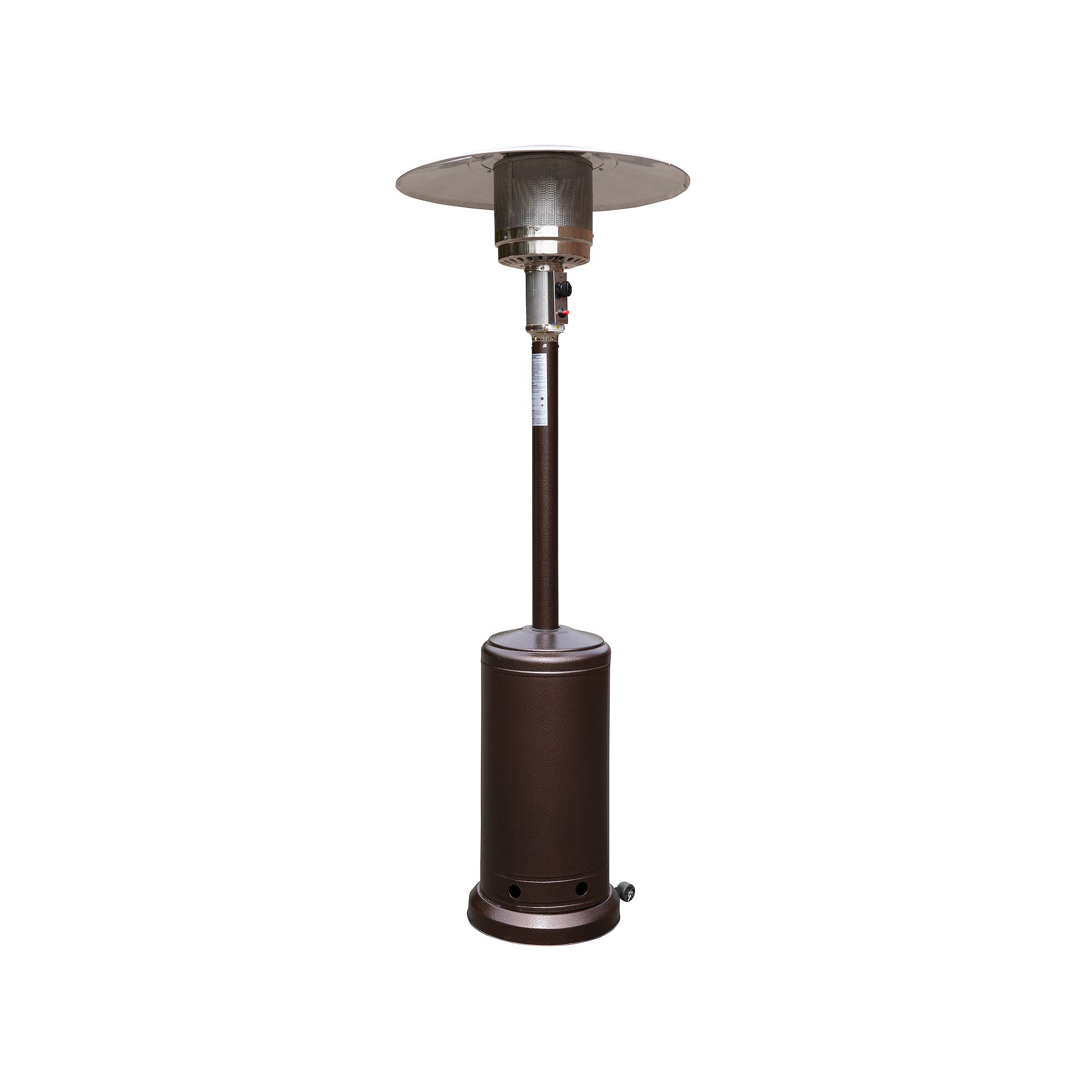 Flash Furniture 7.5-ft. 40000 BTU Propane Heater with Wheels, Bronze