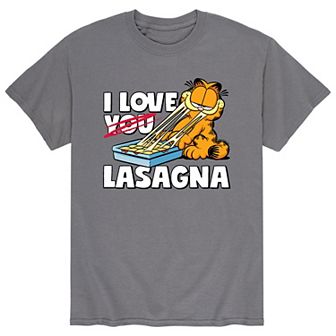 Men's Garfield I Love Lasagna Tee