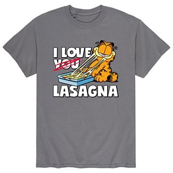 Men's Garfield I Love Lasagna Tee