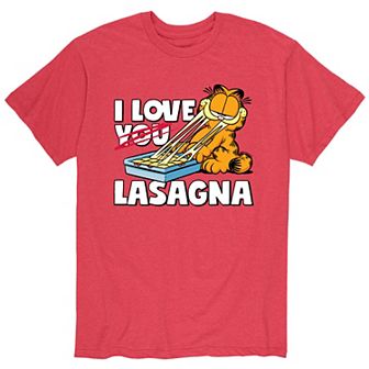 Men's Garfield I Love Lasagna Tee
