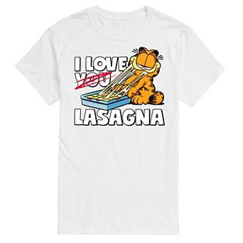 Men's Garfield I Love Lasagna Tee