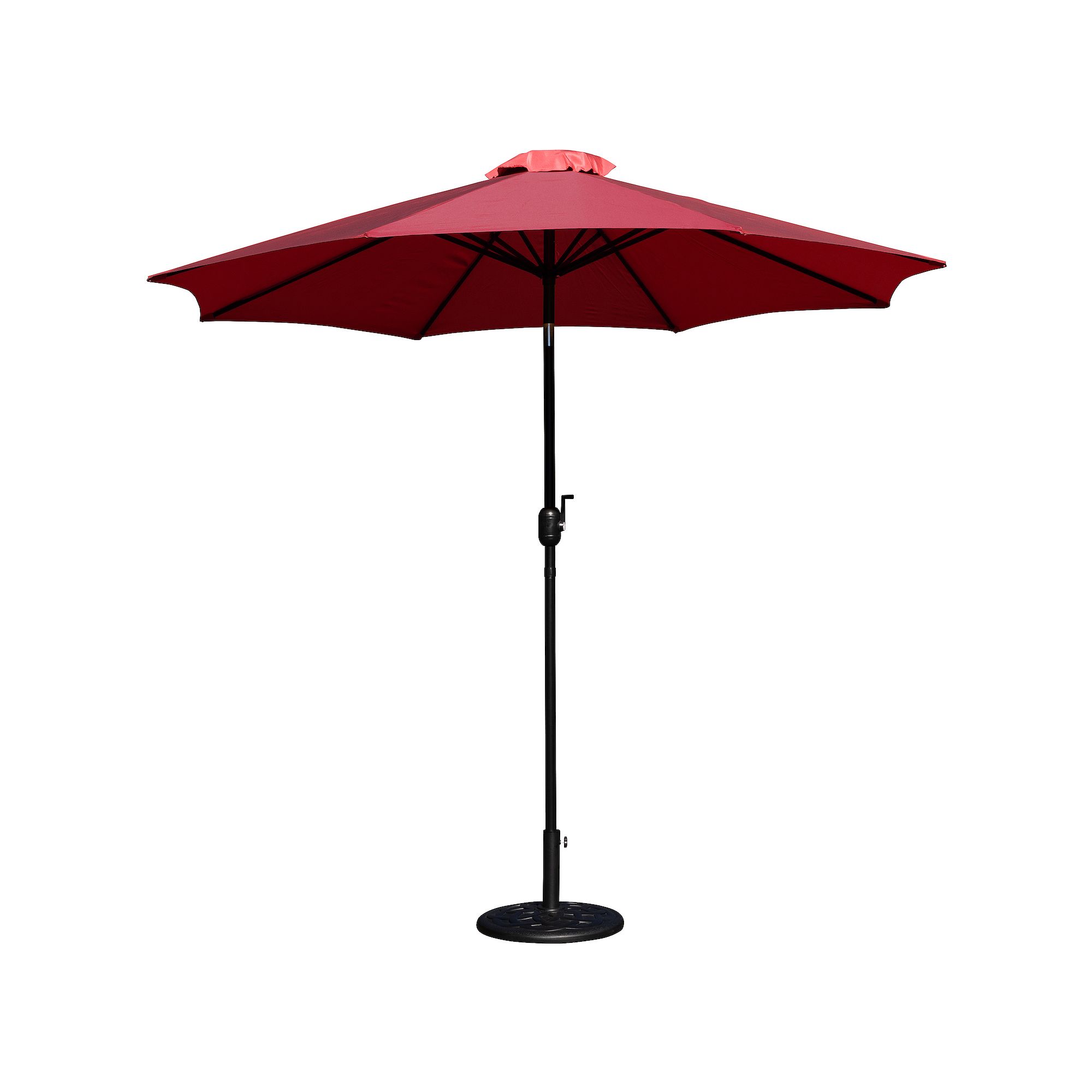 Flash Furniture 9-ft. Tan Crank & Tilt Patio Umbrella with Standing Umbrell