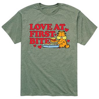 Men's Garfield Love At First Bite Tee