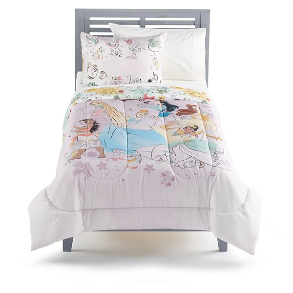 Disney Princess Comforter Set With, Princess Bed Set Queen Size
