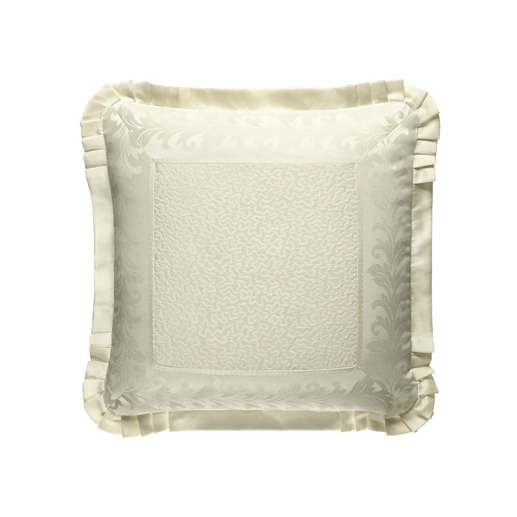 Five Queens Court Maddison Euro Sham, White
