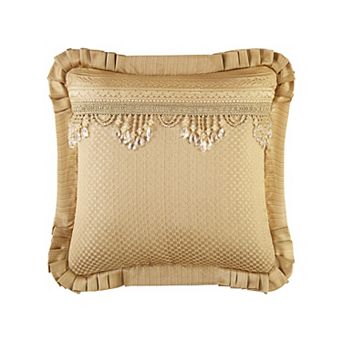 Five Queens Court Nottingham 20" Square Decorative Throw Pillow