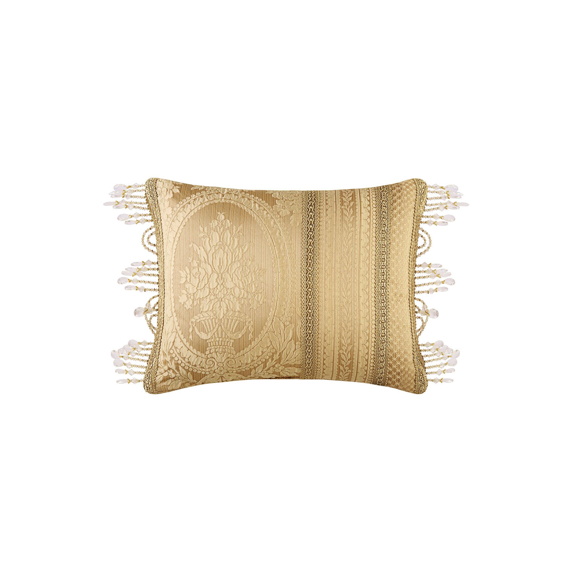 Five Queens Court Nottingham Boudoir Decorative Throw Pillow, Yellow
