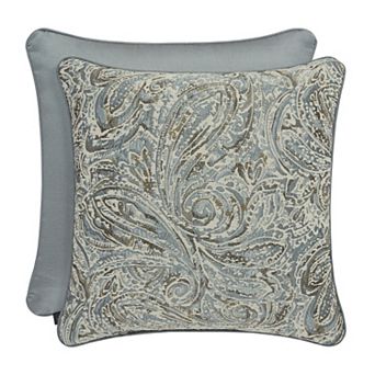 Five Queens Court Garrison Spa 20" Square Decorative Throw Pillow