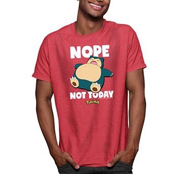 Men's Pokémon "Nope Not Today" Snorlax Tee