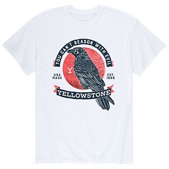 Men's Yellowstone "You Can't Reason With Evil" Crow Tee