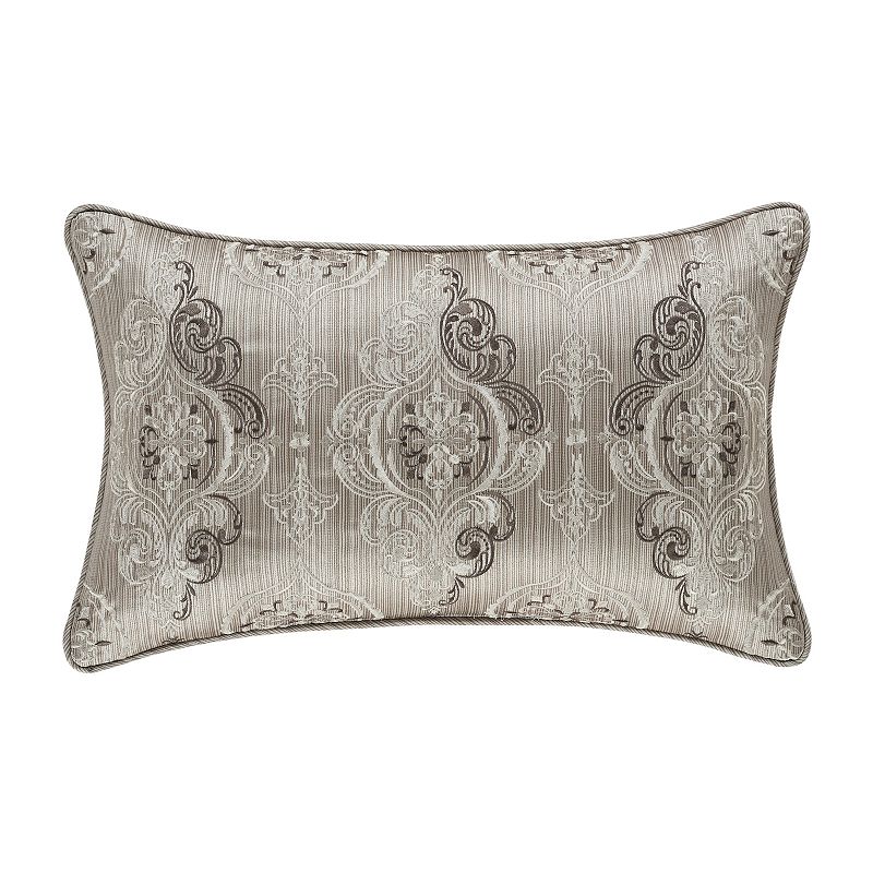 Five Queens Court Camilla Boudoir Decorative Throw Pillow, Grey, Fits All