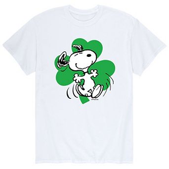 Men's Peanuts Dancing Snoopy St. Patrick's Day Tee