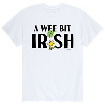 Men's Peanuts Woodstock St. Patrick's Day "A Wee Bit Irish" Tee