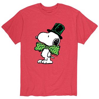 Men's Peanuts Snoopy St. Patrick's Day Bowtie Tee